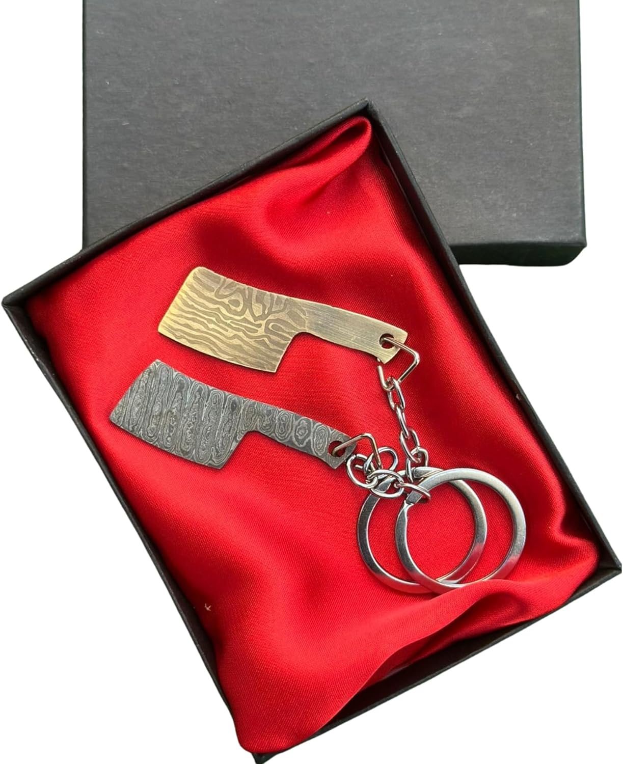 Handmade Damascus Steel key chains